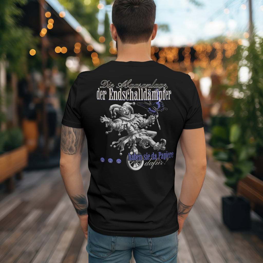 Unisex T-shirt - Papiere? - Backprint