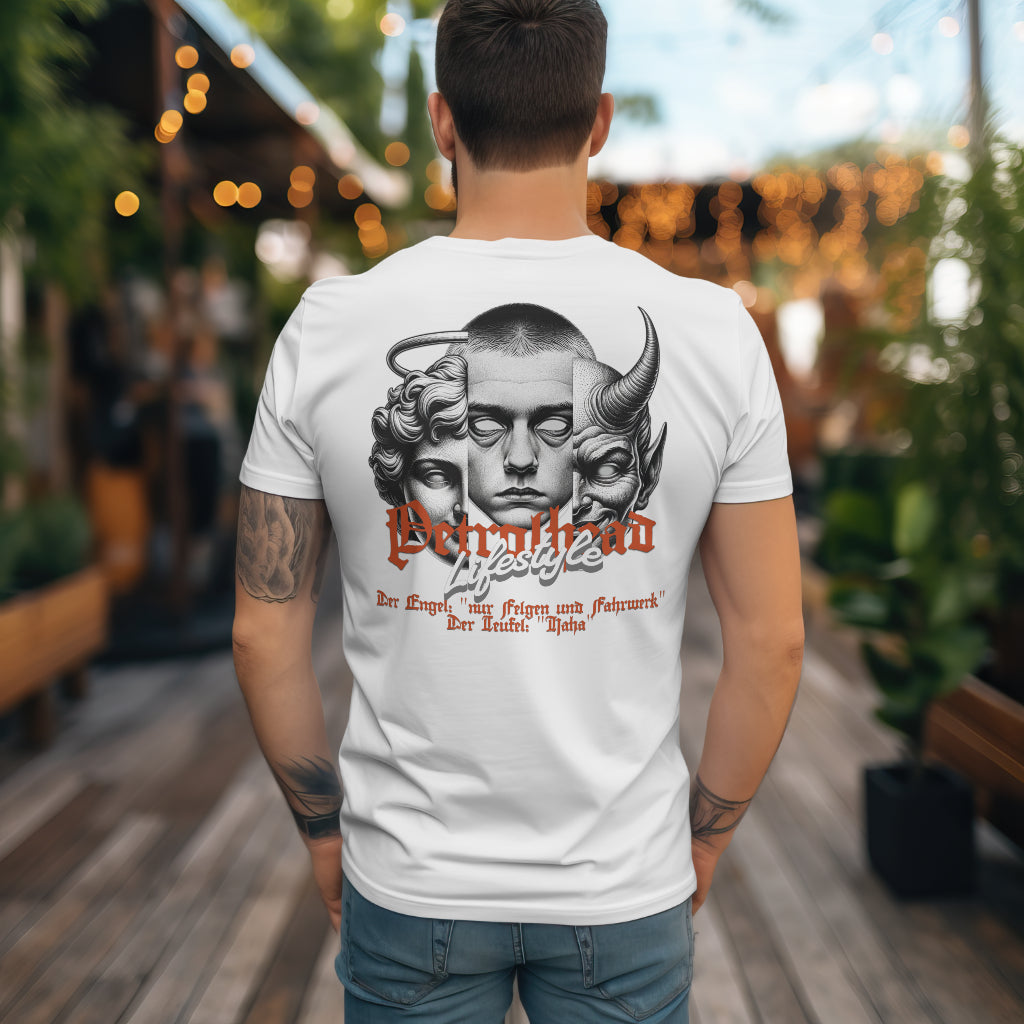 Unisex T-Shirt - Angel & Devil - Backprint